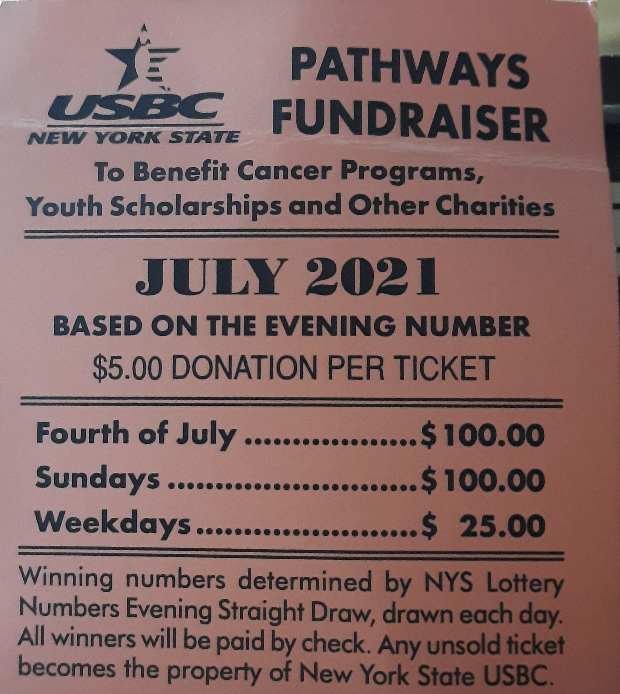 July 2021 Pathways Fundraiser